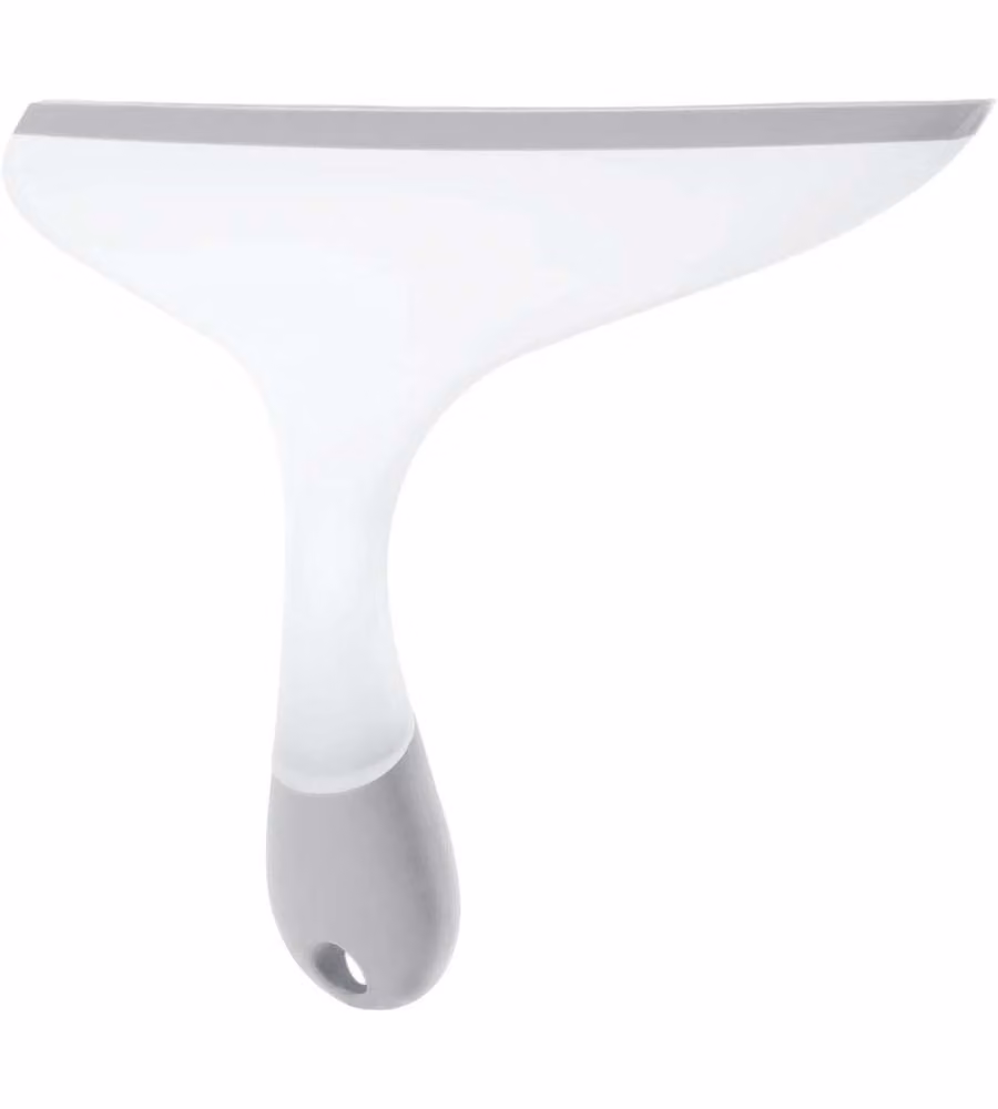 Apex Spatola Tergivetro Ergonomica 25 cm Bianco Grigio per Doccia e Vetri