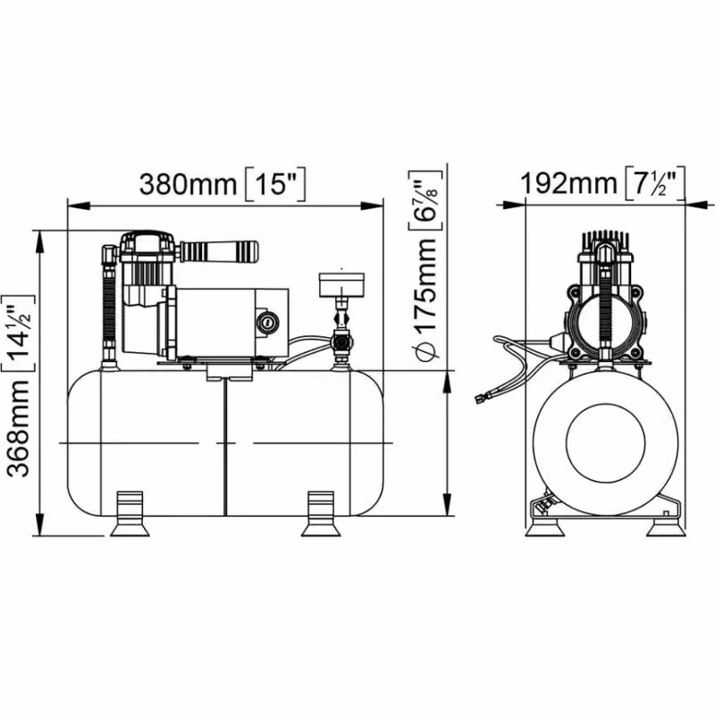 Elettrocompressore Ebricowill 24V colore argento – 2