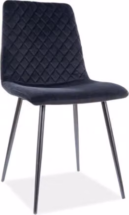 Set di sedie da pranzo per cucina Irys nero set da 6