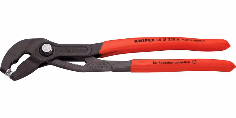 Pinza per fascette a molla 250 mm, isolata per immersione. Knipex | 4003773077329