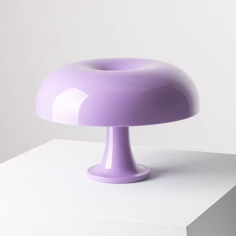 Artemide Lampada da tavolo Nessino, Violetto / Fucsia / Rosa, Soggiorno / Sala da pranzo, Plastica, Design, Lampada da tavolo