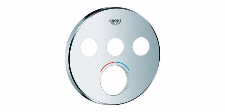 GROHE 46993000 Rosone 46993 rotondo per miscelatore da incasso SmartControl 3ASV cromo