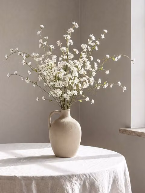 Fiore artificiale Aster bianco Kenay Home per decorazione da tavolo