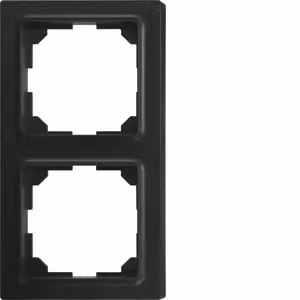 2x cornice universale antracite mat - Cornice 2-gang antracite R2UE55-am
