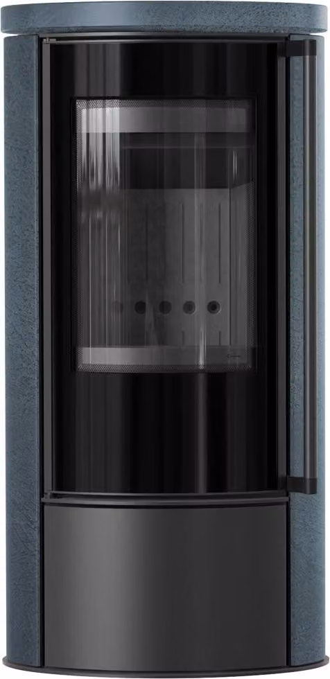 Fornello ERIK Kratki fi150 5,5 kW SERPENTINO coperchio Vetroceramica nero chiusura
