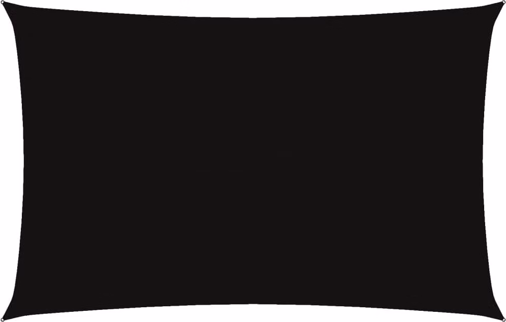 Parasole a Vela Oxford Rettangolare 5x8 m Nero