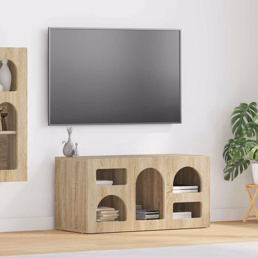 Mobile TV ELST vidaXL in Rovere Sonoma, L 80 x P 35 x H 40 cm