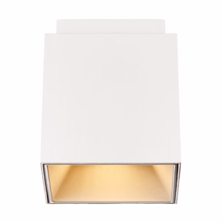 Faretto da superficie Ethan Lampada da soffitto 10,5 x 10,5 cm Bianco opaco