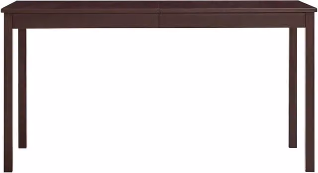 Tavolo da pranzo rettangolare in legno di pino vidaXL marrone L: 140 cm, P: 70 cm, H: 73 cm