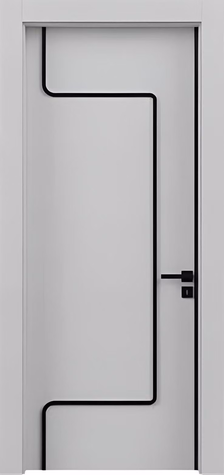 Robuste Haustür Designer Graue Kompletttür Wohnungstüren Einzeltür