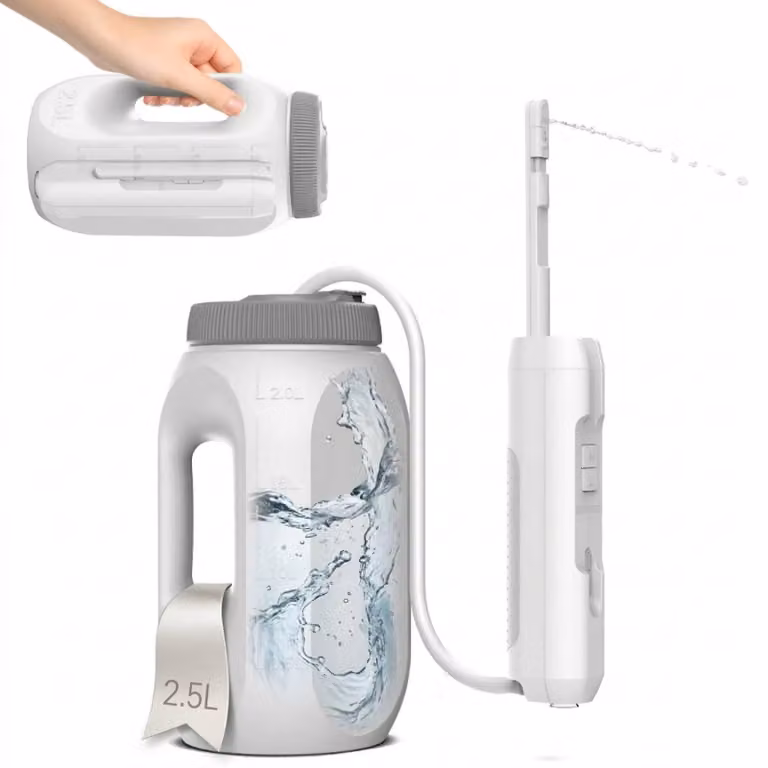 Bidet elettrico portatile, serbatoio da 2,5 litri, 4 livelli di pressione, grado di protezione IPX6