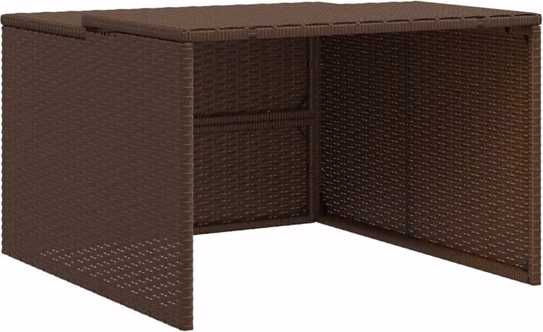 Garage per Robot Tosaerba Marrone 86x90x52/57 cm in Polyrattan