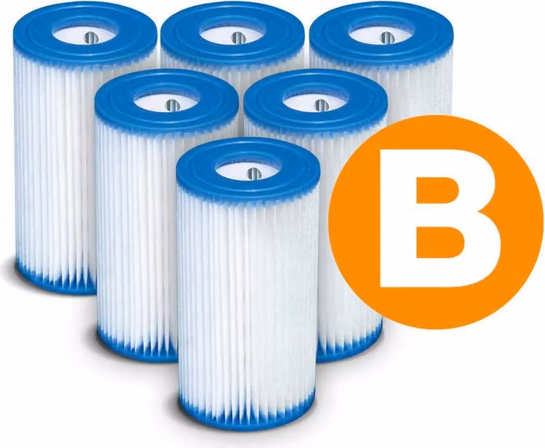 Filtro pompa completo Tipo B 6 pezzi INTEX 29005 x6 Nome prodotto: Filtro pompa tipo B 6 pezzi INTEX 29005