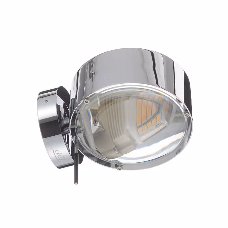 Top Light Applique da parete Puk, dimmerabile, Cromo / Argento, Corridoio, Metallo, Moderno, Applique
