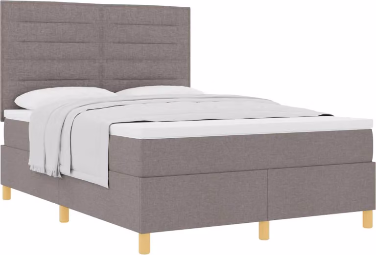 Letto a molle con materasso Talpa 160 x 200 cm Tessuto