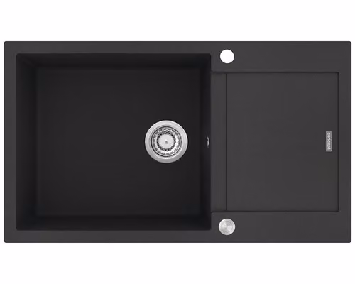 Lavello in granito CONCEPT Linea 86x50 cm nero DG10L60BC