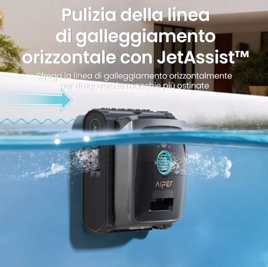 Aiper Scuba V3 Robot Pulitore per Piscina Senza Fili con Navigazione Intelligente e Batteria Ricaricabile – 2