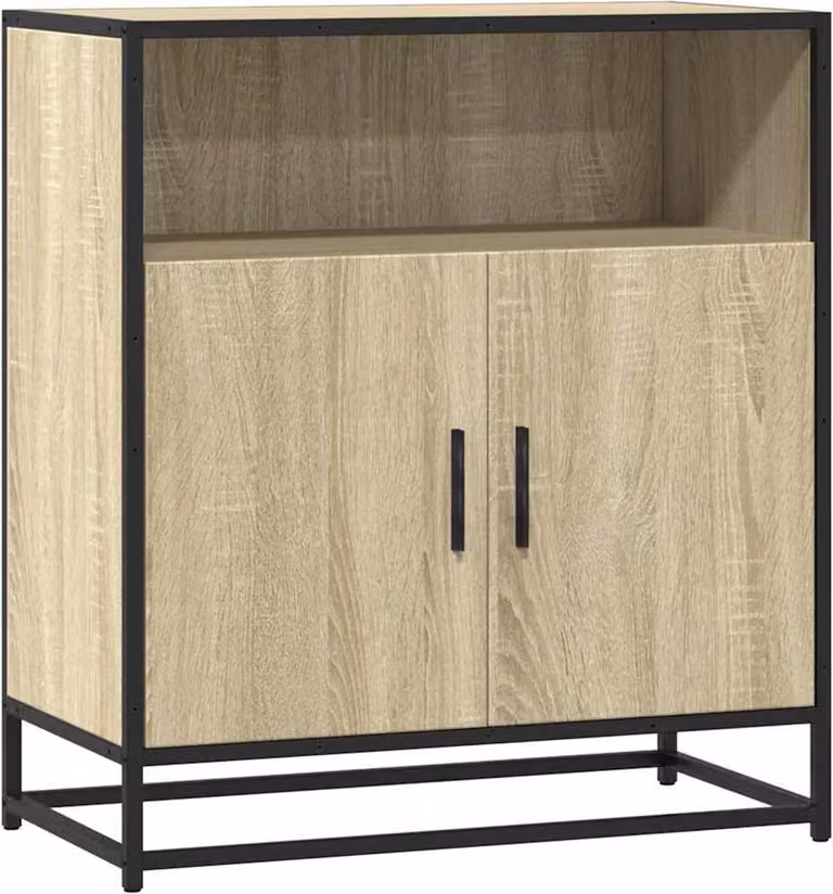 Credenza Rovere Sonoma 68x35x76 cm in Legno Multistrato
