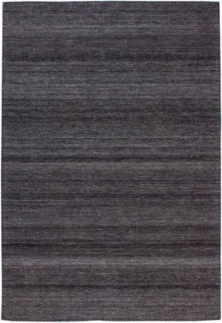 Tappeto Jacquard Phoenix Kendra Home in lana e cotone colore antracite multicolore
