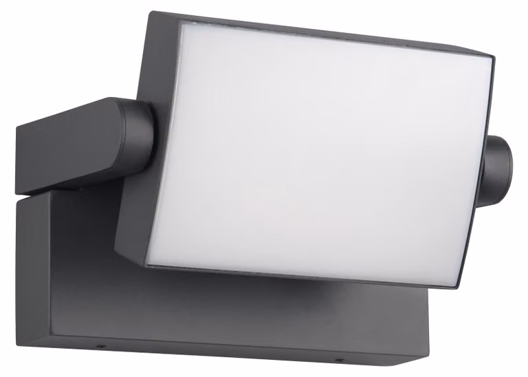 Applique da esterno a LED KANSAS antracite 10 W, bianco caldo 1000 lm, alluminio, dimensioni: 10x20x15 cm, IP54, Trio