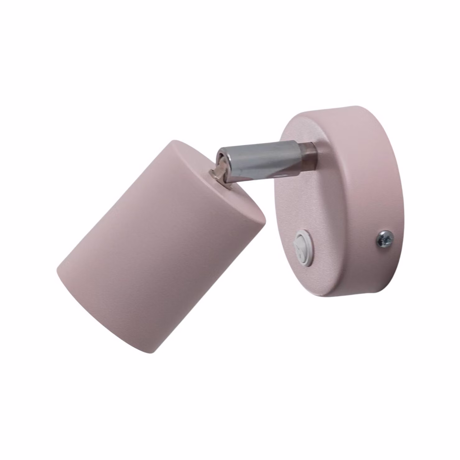 Faretto da parete Fun, rosa, altezza 14 cm, regolabile, GU10 Fun Luminex, Violetto / Fucsia / Rosa, Soggiorno / Sala da pranzo, Metallo, Moderno, Faretto alogeno