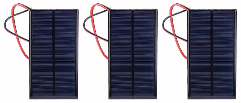 3 pannelli solari mini da 6V, modulo a cella di silicio policristallino