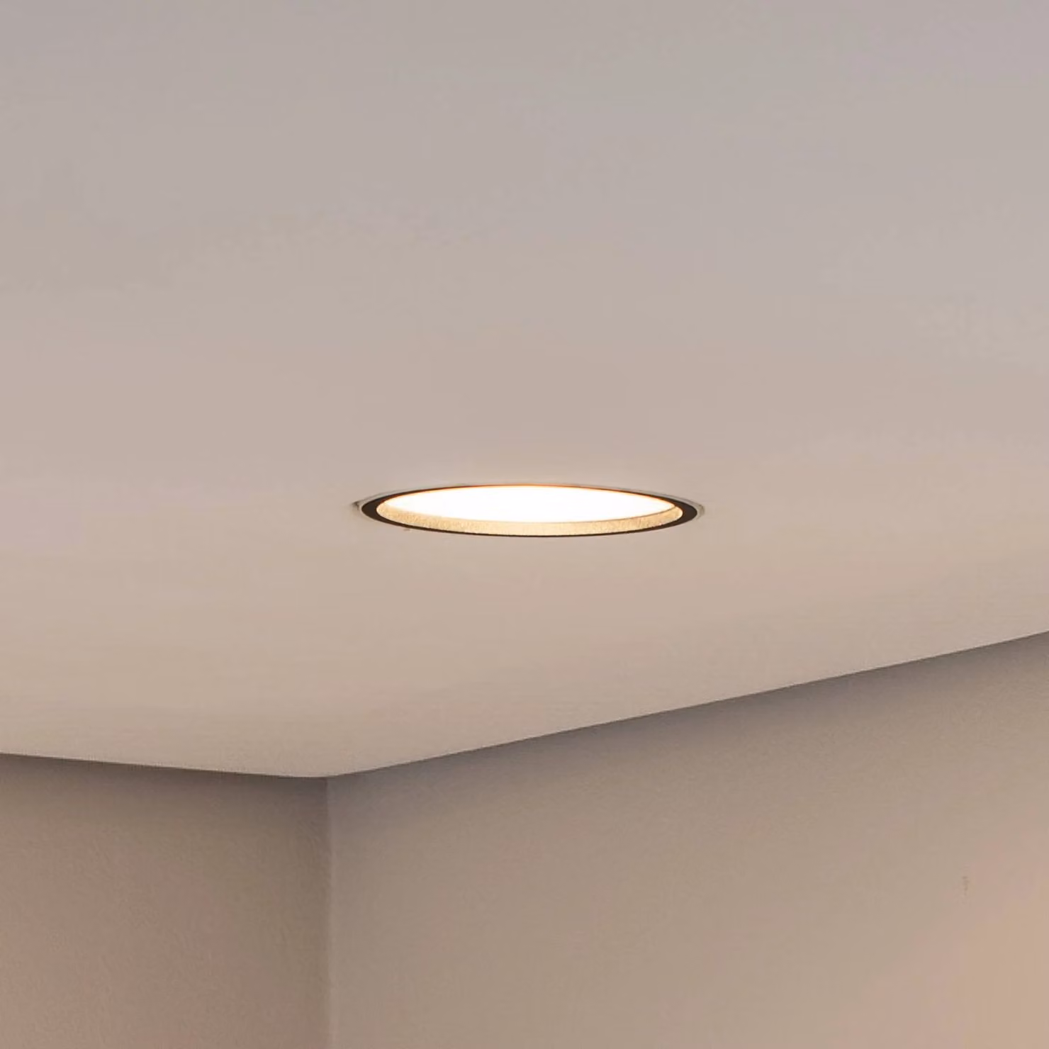 BEGA Bega LED faretto da incasso a soffitto Studio Line, nero/alluminio, Line, Alluminio / Grigio / Zincato, Soggiorno / Sala da pranzo, Alluminio