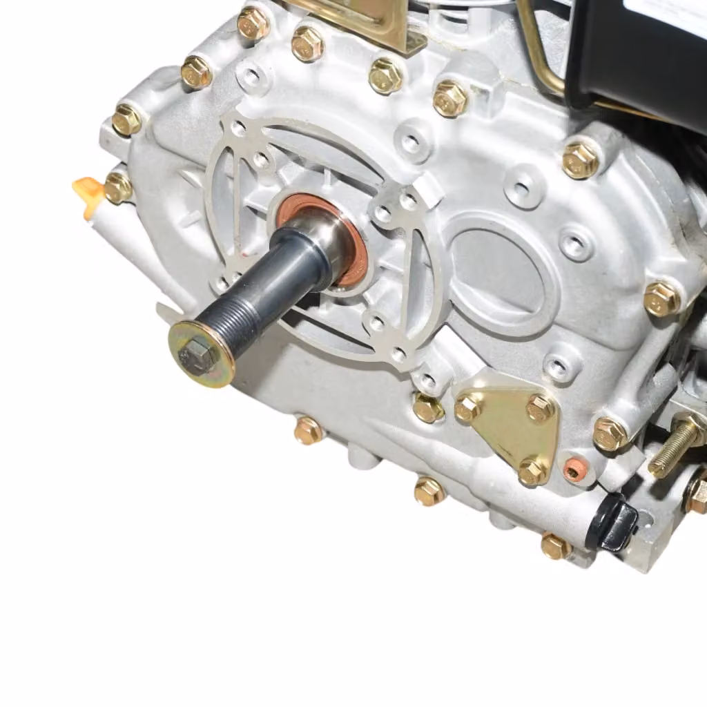 Motore diesel Breckner 10CV 186F da 418cc con avviamento a strappo e albero cilindrico filettato 25,4mm – 2