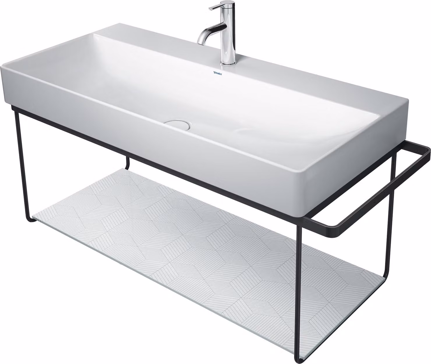 Duravit DuraSquare console en métal 106,5x45,1cm, pour lavabo 235310, montage mural, 0031044600, 0031044600