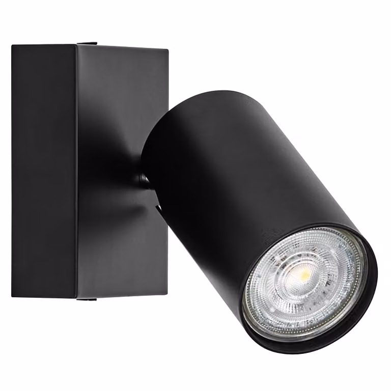 OSRAM LED SPOT OCTAGON 1 x 3,4W, GU10, 230lm, nero, temperatura di colore 2.700K, colore della luce bianco caldo, intramontabile, lampada LED sostituibile, ideale per interni, CRI 90, teste regolabili, dimmerabile