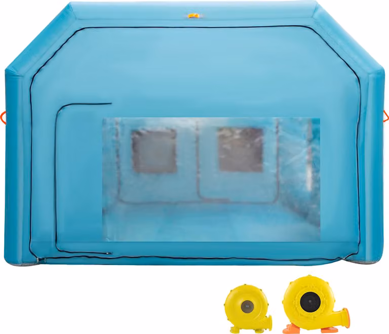 SucceBuy Cabina di verniciatura gonfiabile 28x15x10ft - la soluzione definitiva per la verniciatura di automobili