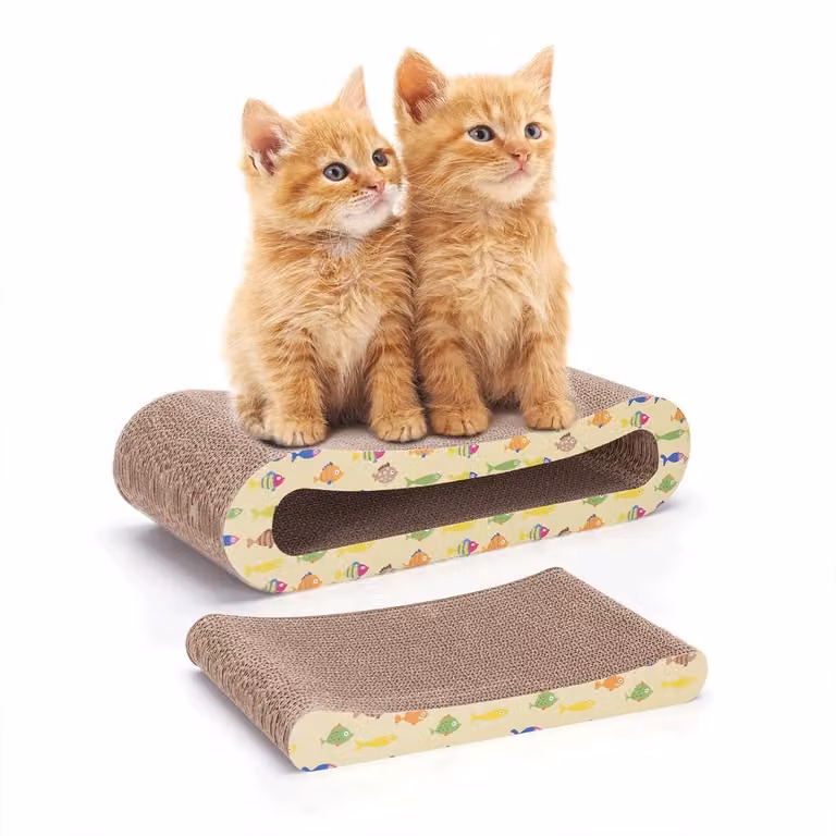 Albero per gatti, 2-in-1, design robusto, superficie in sisal, ideale per affilare gli artigli