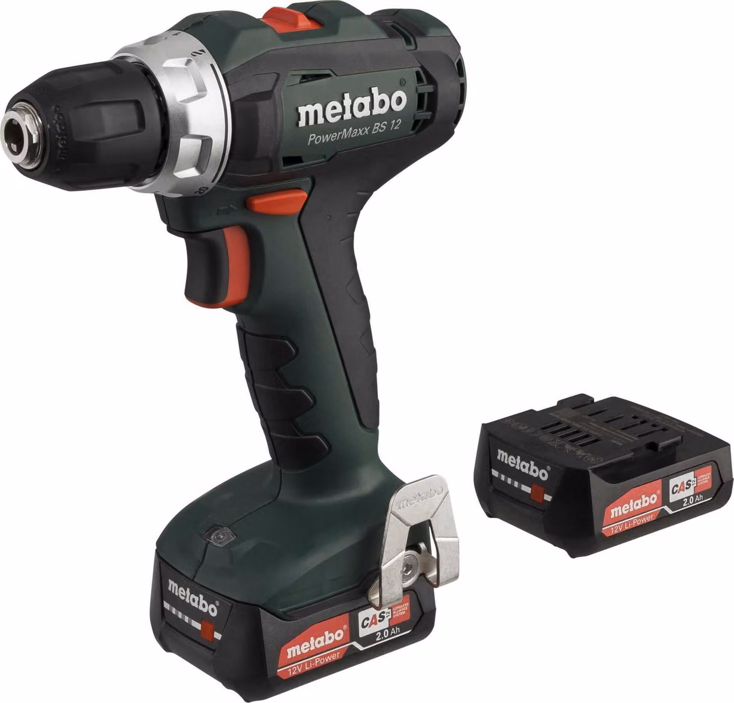 Metabo PowerMaxx BS 12 - Trapano/avvitatore a batteria - 2 velocità - chiave autocentrante 10 mm - 40 N-m
