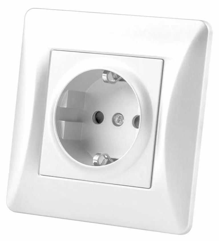 Onlex Presa Schuko da incasso Universale 16a Bianco Taglia Unica / Spina UE 220V Bianco Taglia Unica
