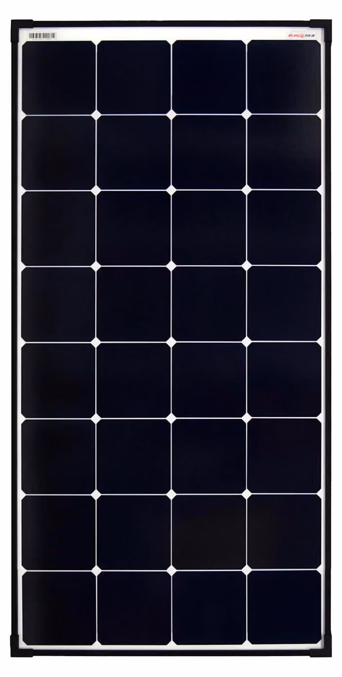 Pannello solare monokristallino da 120W e 12V, tecnologia back-contact
