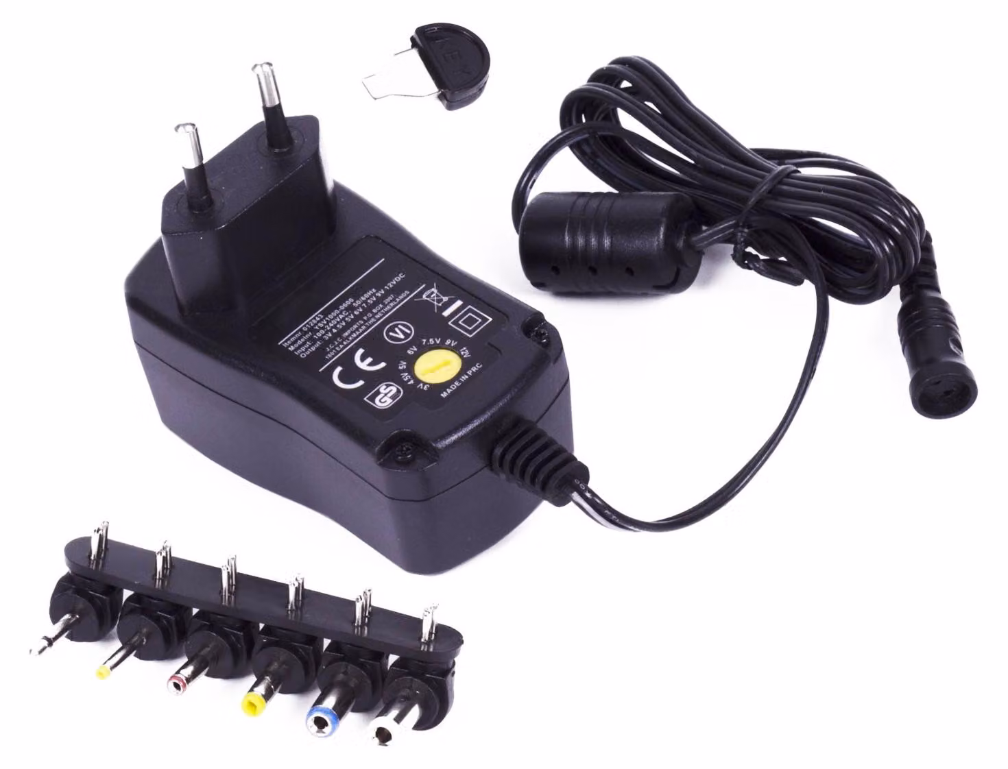 Adattatore universale da 230V (AC) a 3.0-12V (DC), 600 mA - WD1775468597