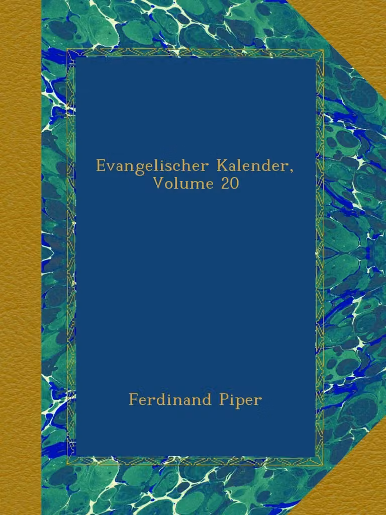 Calendario evangelico - Volume 20