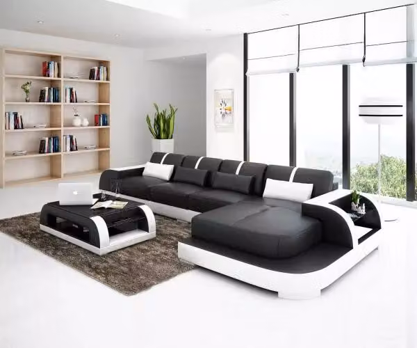 Design Ecksofa Sofa Couch Polster Sofa Eckgarnitur Eckcouch Sitzgarnituren 2tlg.