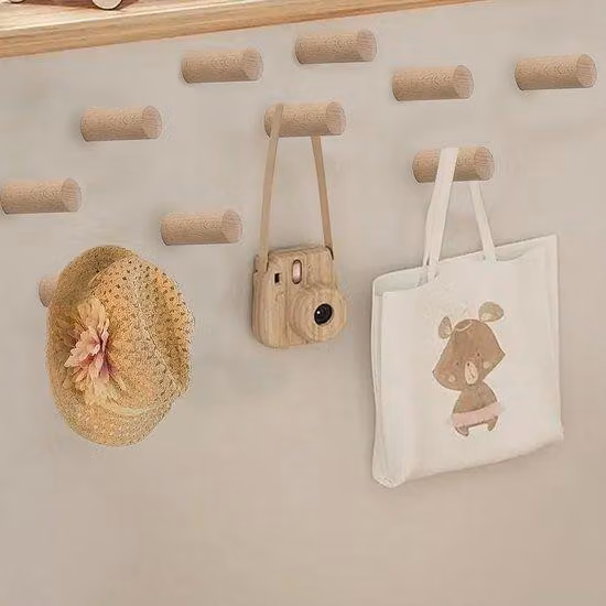 Set di cacciaviti per legno - multifunzionale - 10 pezzi - legno di faggio naturale
