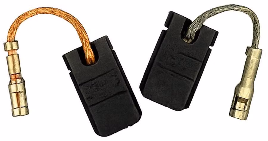 2 spazzole di carbone per Bosch GWS 9-115, 11-125 (1607000V37 | 1607000V53)