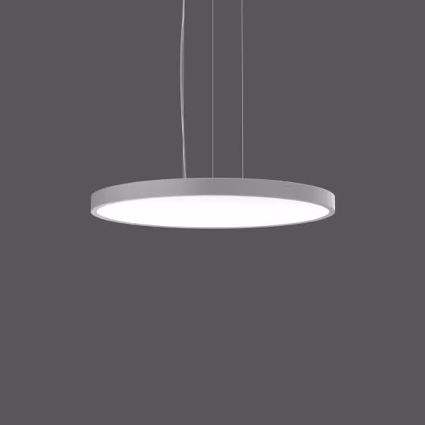 RZB Triona round, LED, 4000 K, 8300 lm, IP20, argento