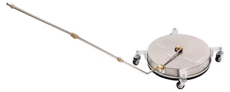 Pulitore per superfici, 4000 PSI, 4 ruote per una pulizia versatile, argento