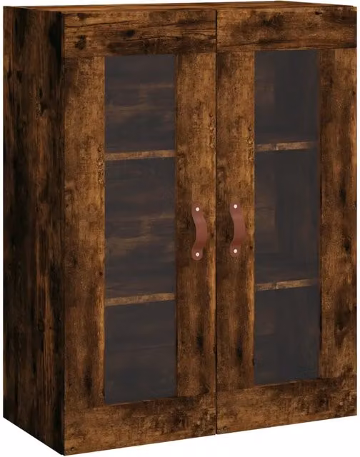 Armadio da parete design intramontabile portaoggetti da parete 69,5 x 34 x 90 cm in legno multistrato rovere fumo 02_0048608
