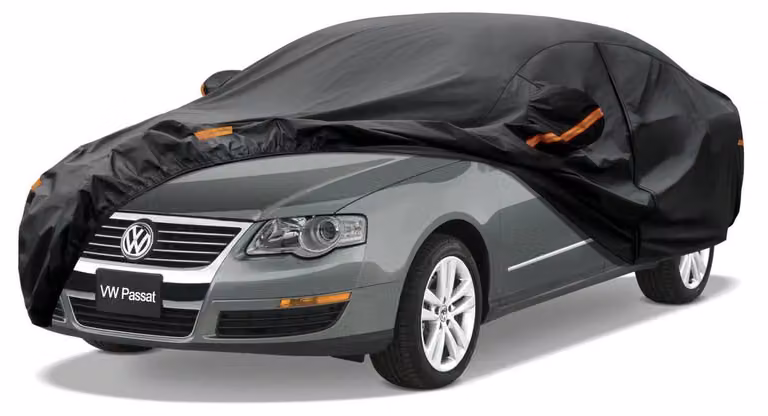 Copertura per auto completa, impermeabile e traspirante, per berlina VW Passat (2005-2025), 7 strati, colore nero