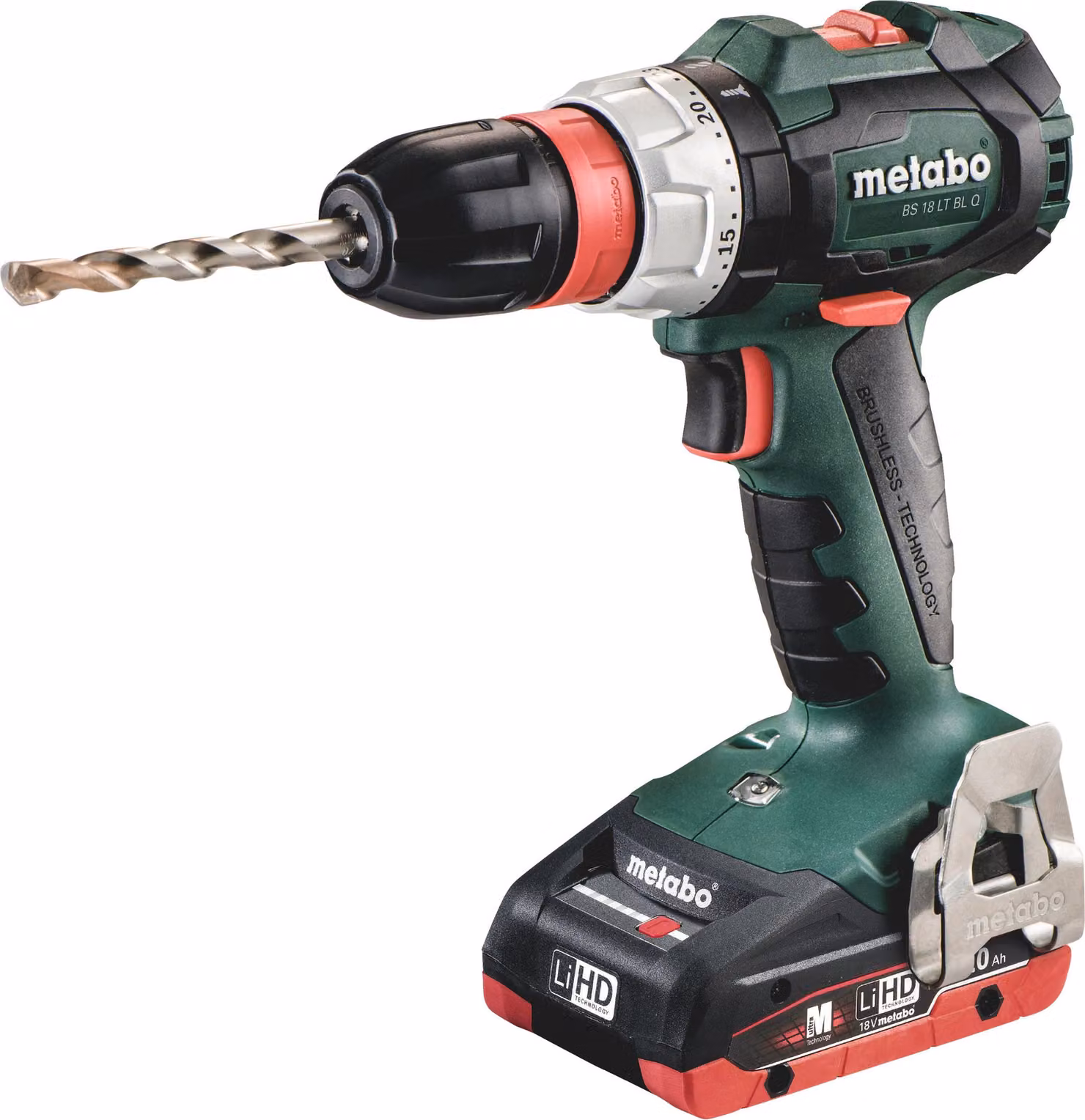 Trapano avvitatore 18 V BS 18 LT BL Q - 2 x 4,0 Ah LiHD, ASC 55, valigetta Metabox