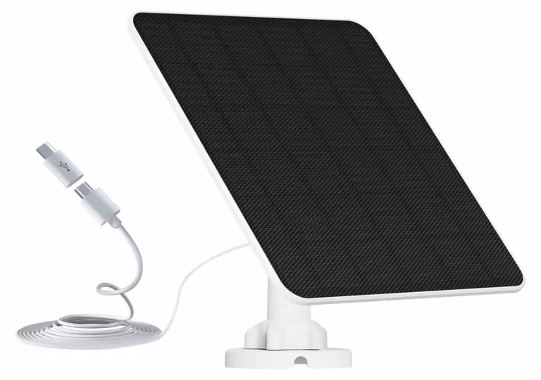 Pannello solare USB da 6W per telecamere di sorveglianza, grado di protezione IP65, con supporto
