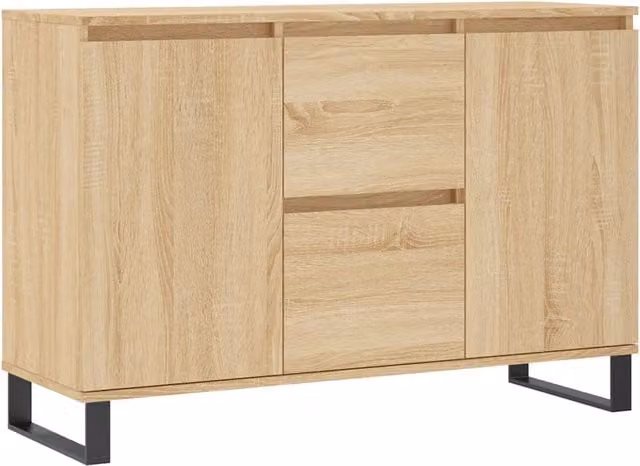 Credenza | Madia | Buffet da pranzo | Armadio da pranzo Rovere Sonoma 101,5x35x70 cm in Legno Multistrato