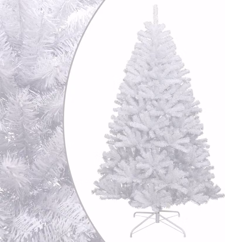 Maison Exclusive - Albero di Natale artificiale, pieghevole, con neve, altezza 180 cm