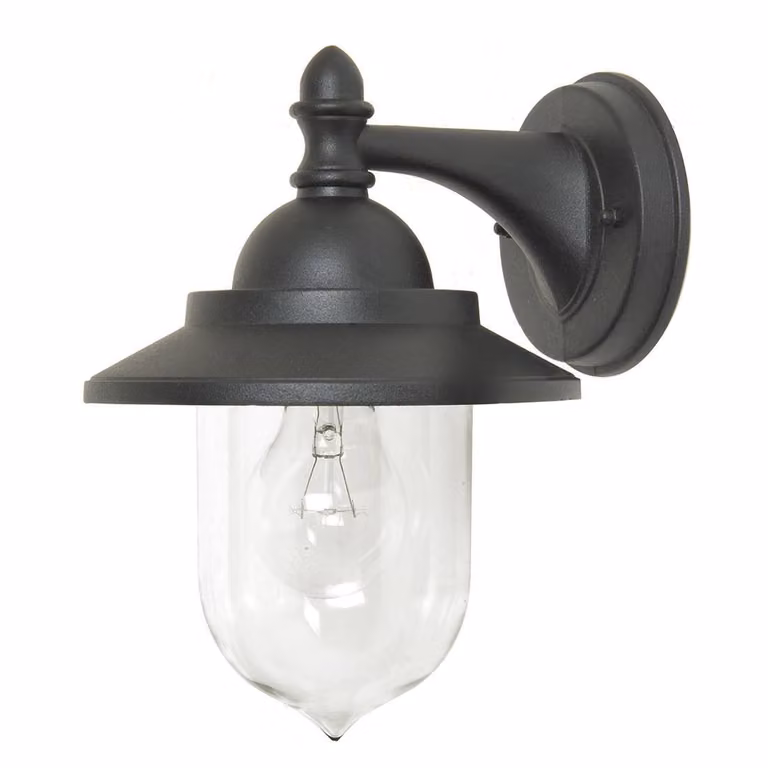 Applique da esterno in stile industriale, nera, E27, 60 W, Sandown Garden Zone