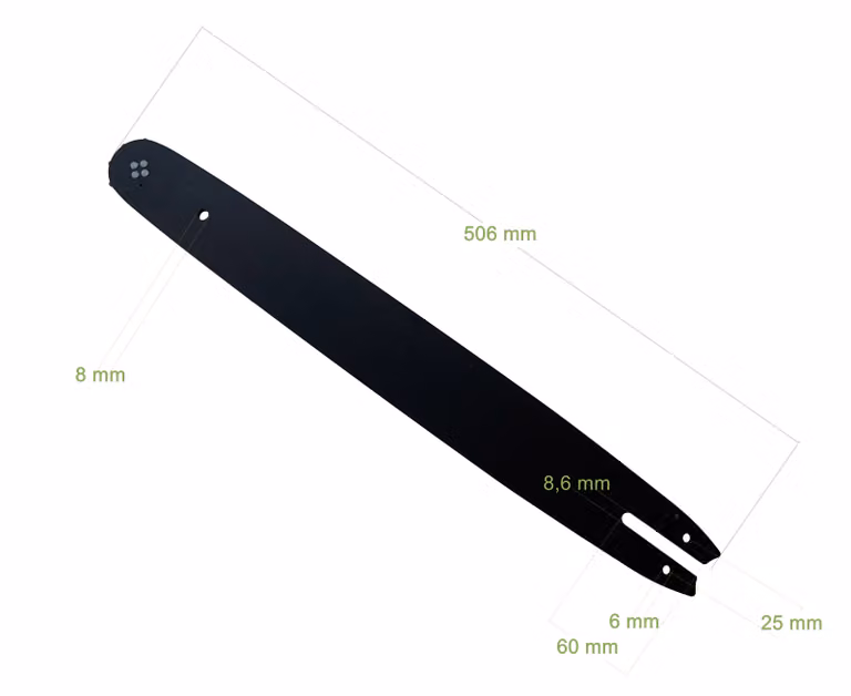 spada 45cm 18" per Alpina Makita Oleomac Solo Jonsered 1,3mm; 3/8"; 62 TG